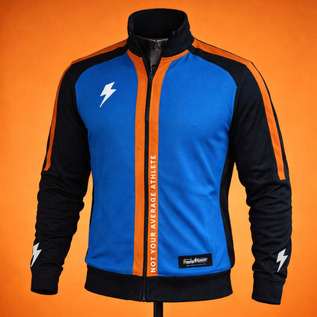 Funky Sky Black Orange Tracktop